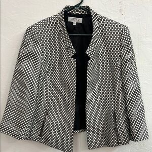 Kasper Black and White Women's Jacket